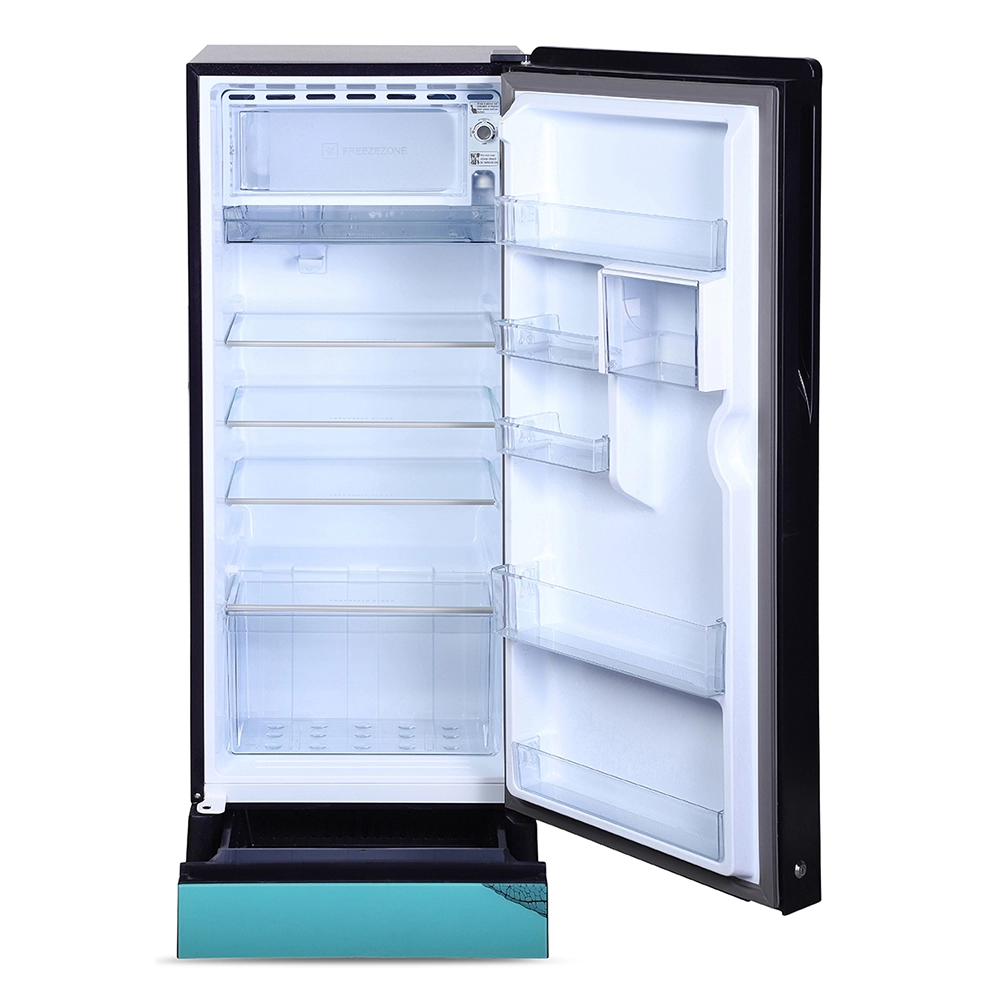 Haier 185L 2 Star Direct Cool Single Door Refrigerator with Toughened Glass Shelf HRD-2062PHG-N